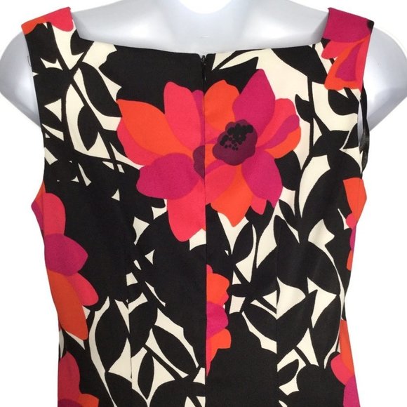 Ab Studio Floral Print Sleeveless Sheath Dress - Picture 5 of 11